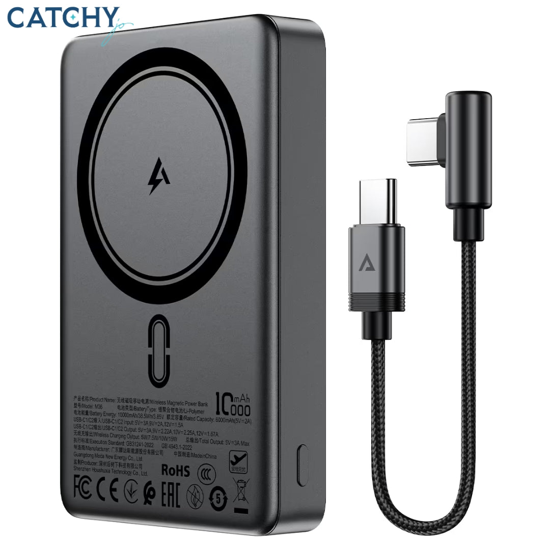 ACEFAST M36 Magnetic Fast Wireless Charge Power Bank (10000mAh)