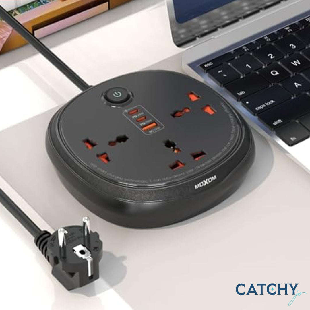 Moxom MX-ST27 6-in-1 Power Socket (PD20W)