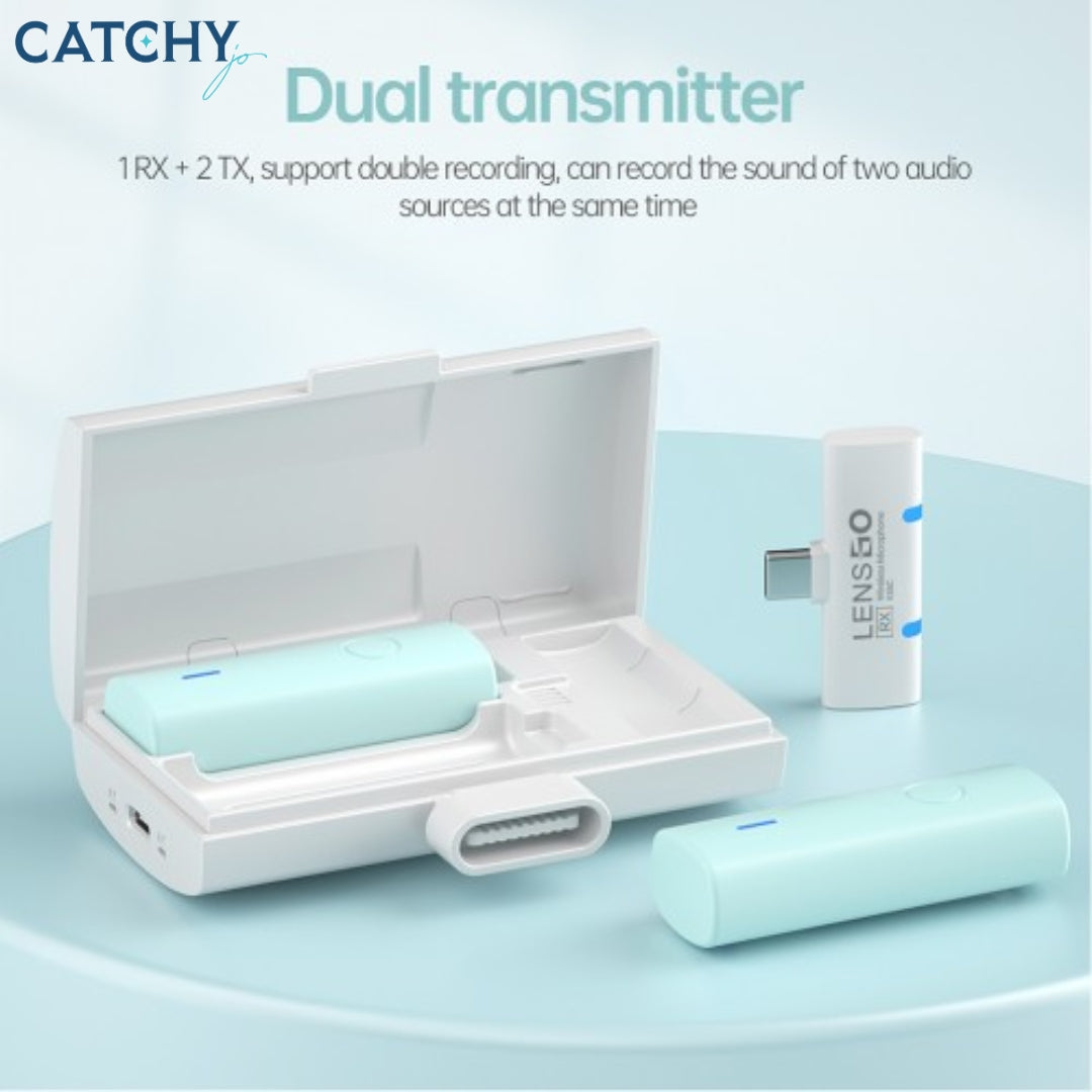 LENSGO 518C Wireless Lavalier Microphone