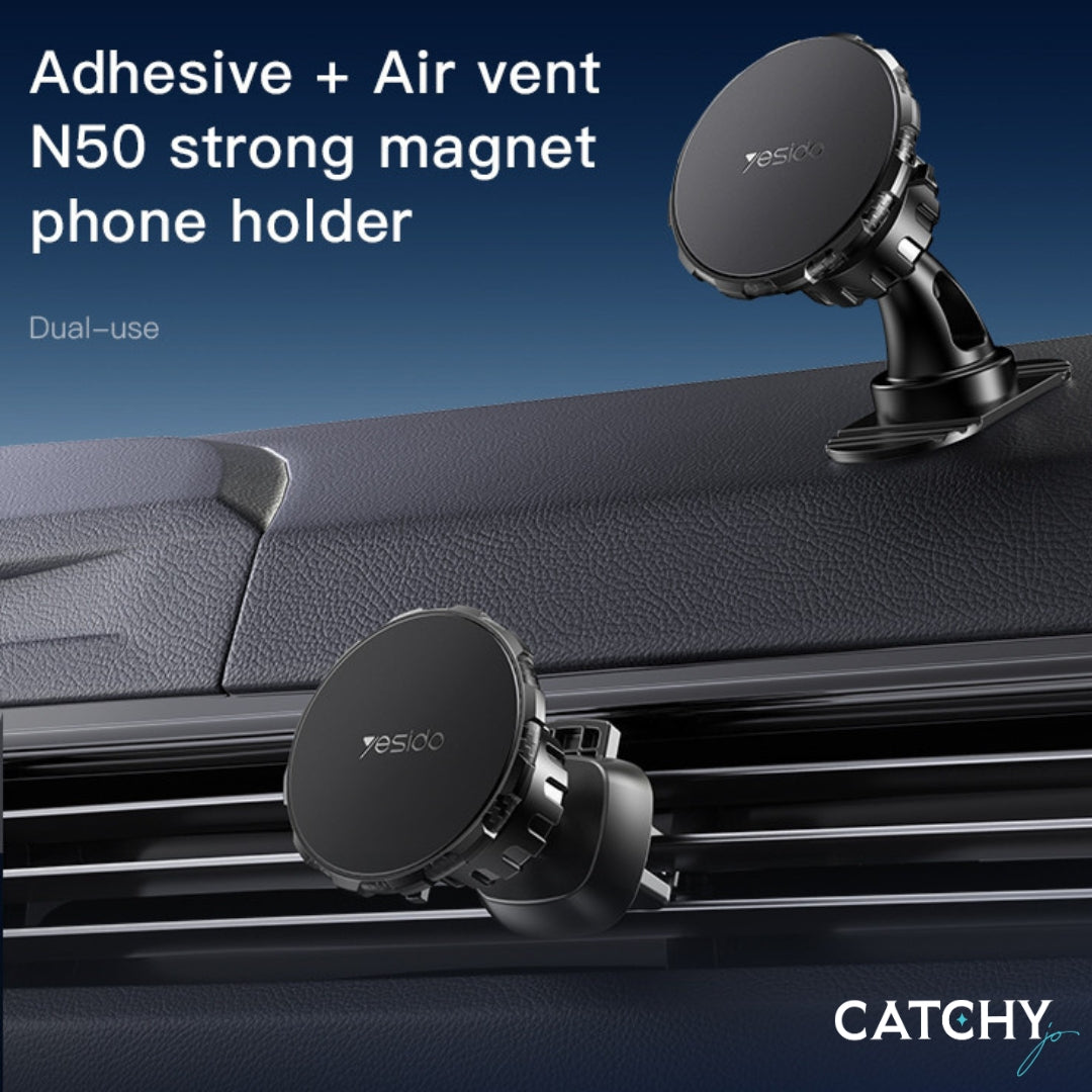 YESIDO C153 360 Degree Rotation Dashboard Car Phone Holder