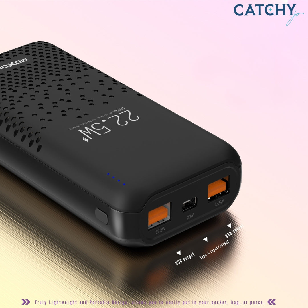 Moxom MX-PB97 Grain LED Power Bank (20000mAh)