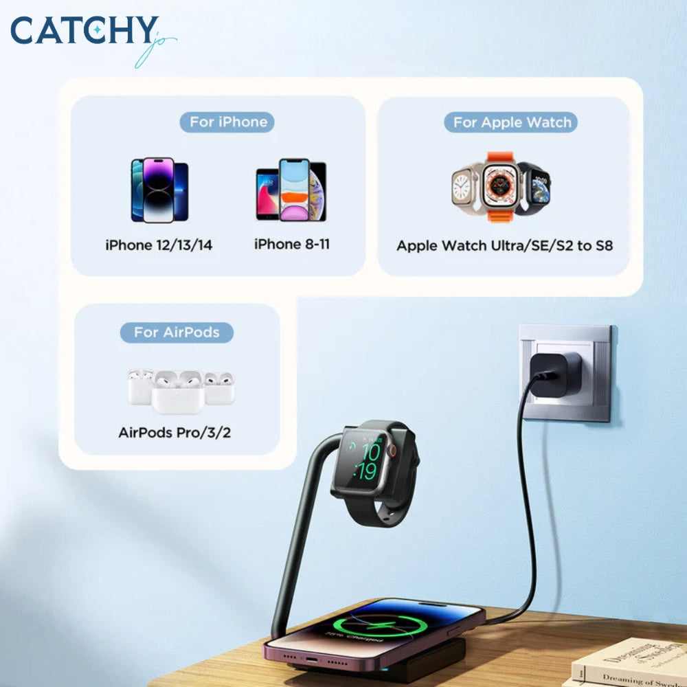 JOYROOM WQN05 2 in 1 Foldable Wireless Charger