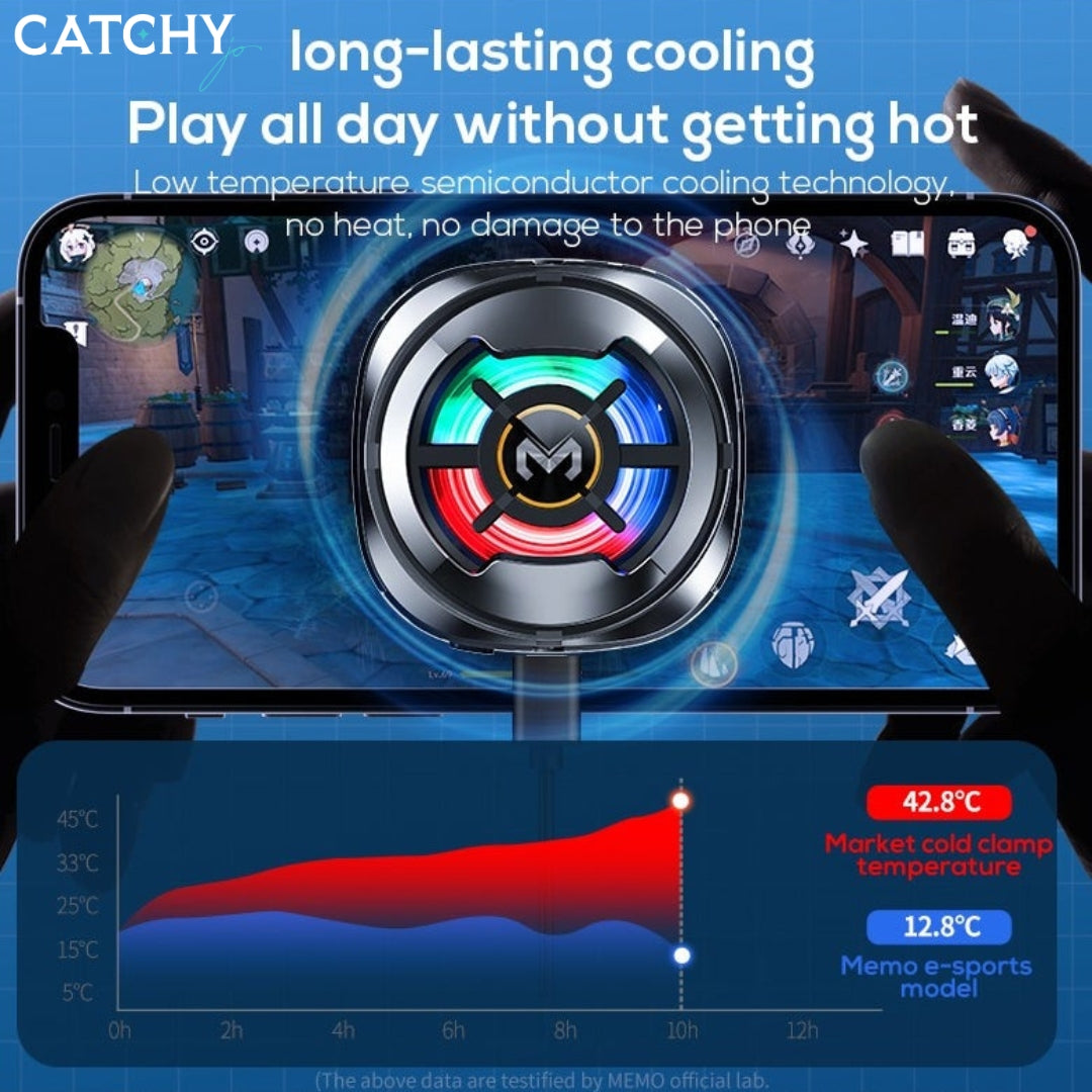 MEMO CX06 Phone Cooling Fan With Digital Display
