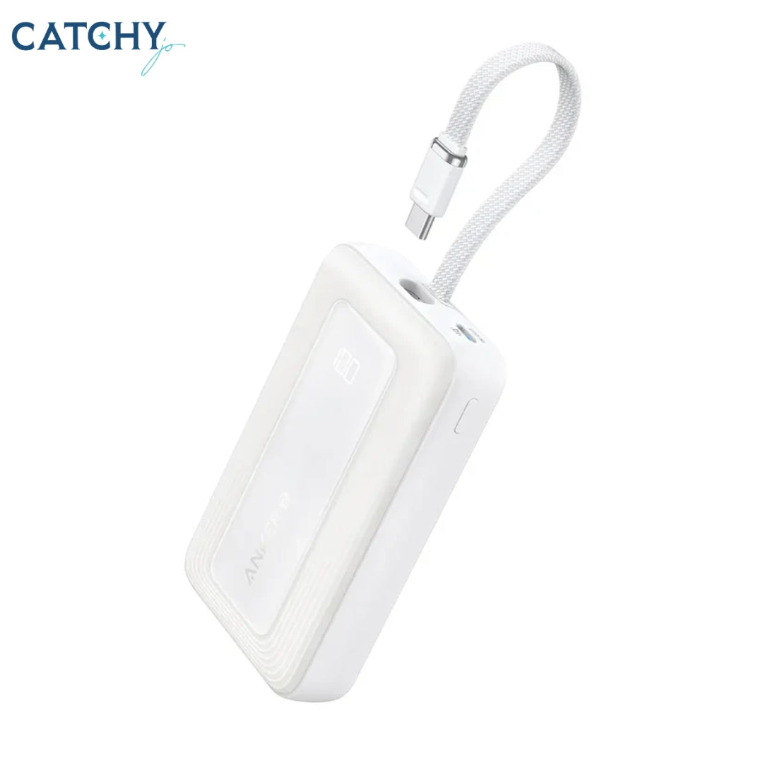 Anker Zolo Power Bank Built-In USB-C Cable (10,000mAh)