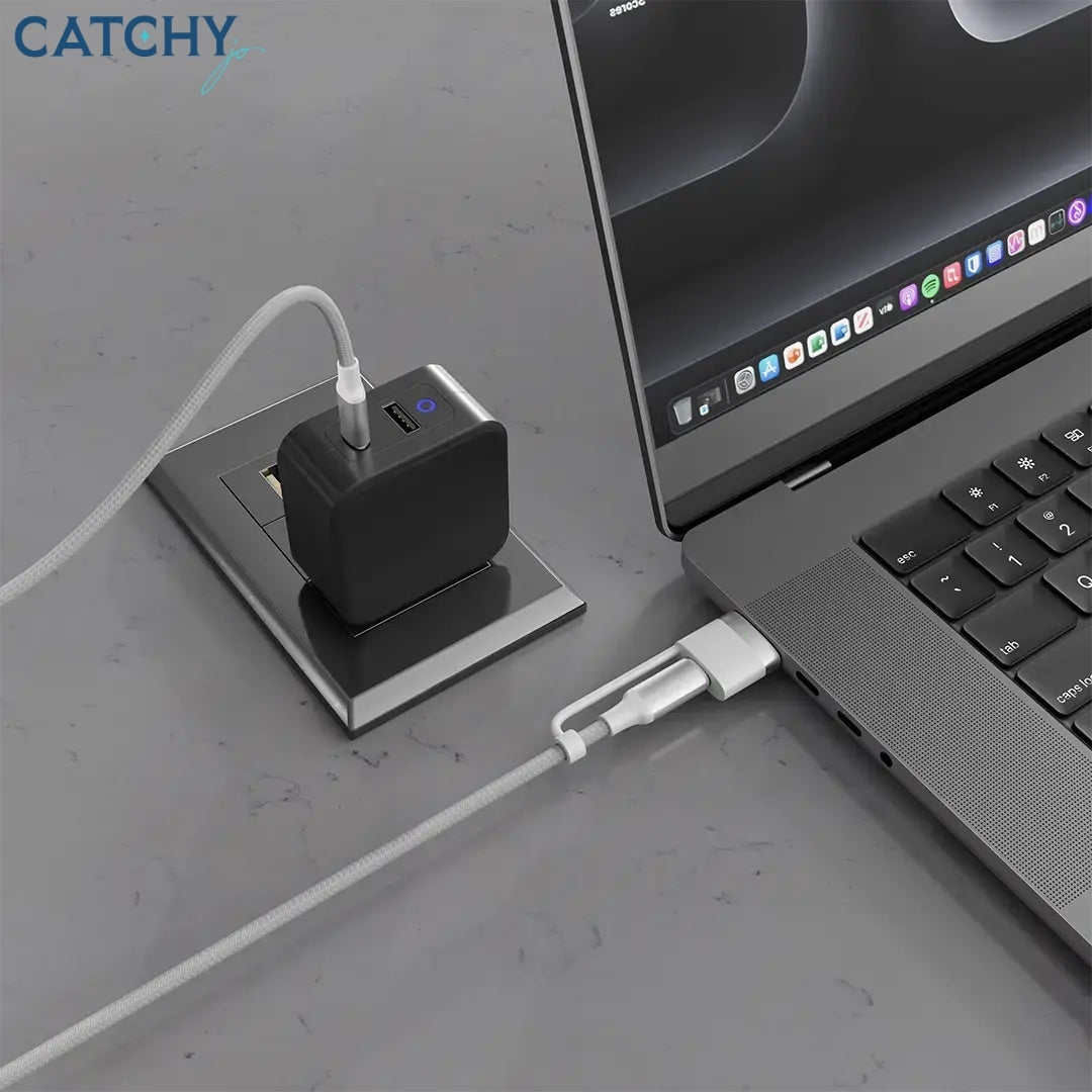Porodo 2-in-1 Cable MagSafe 3 Charging Cable With USB-C to USB-C