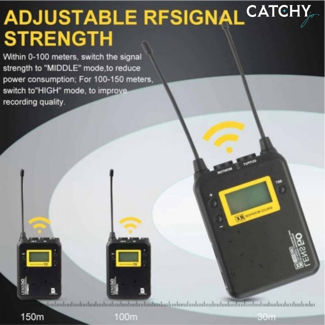 LENSGO LWM-328C Dual Wireless Microphone System