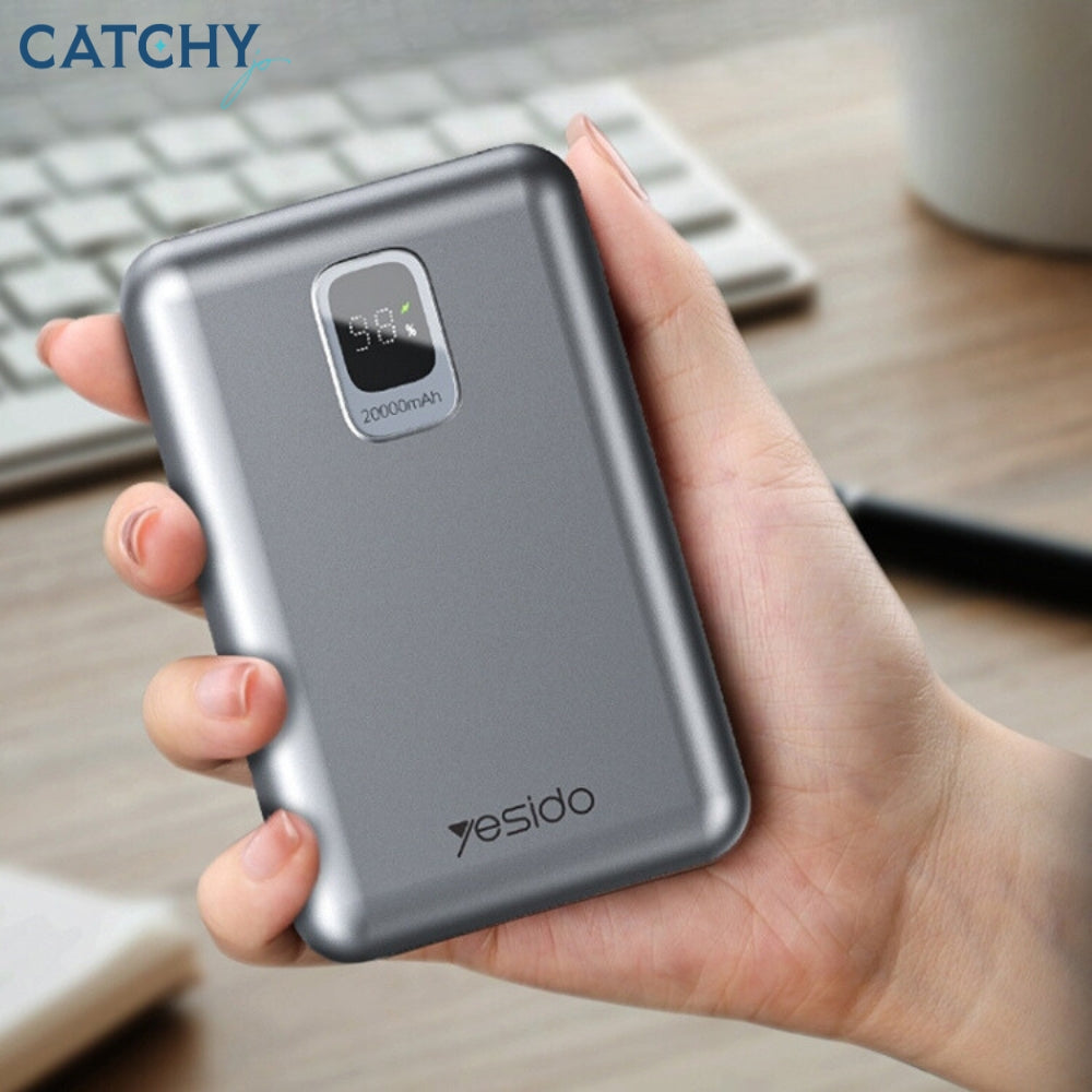 YESIDO YP47 Type-C Fast Charging Power Bank 20000mAh (20W)