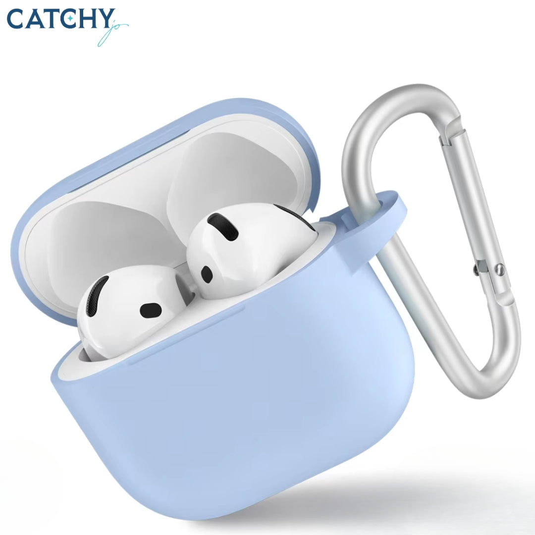 BLUEO AirPods Liquid Silicone Case With Keychain