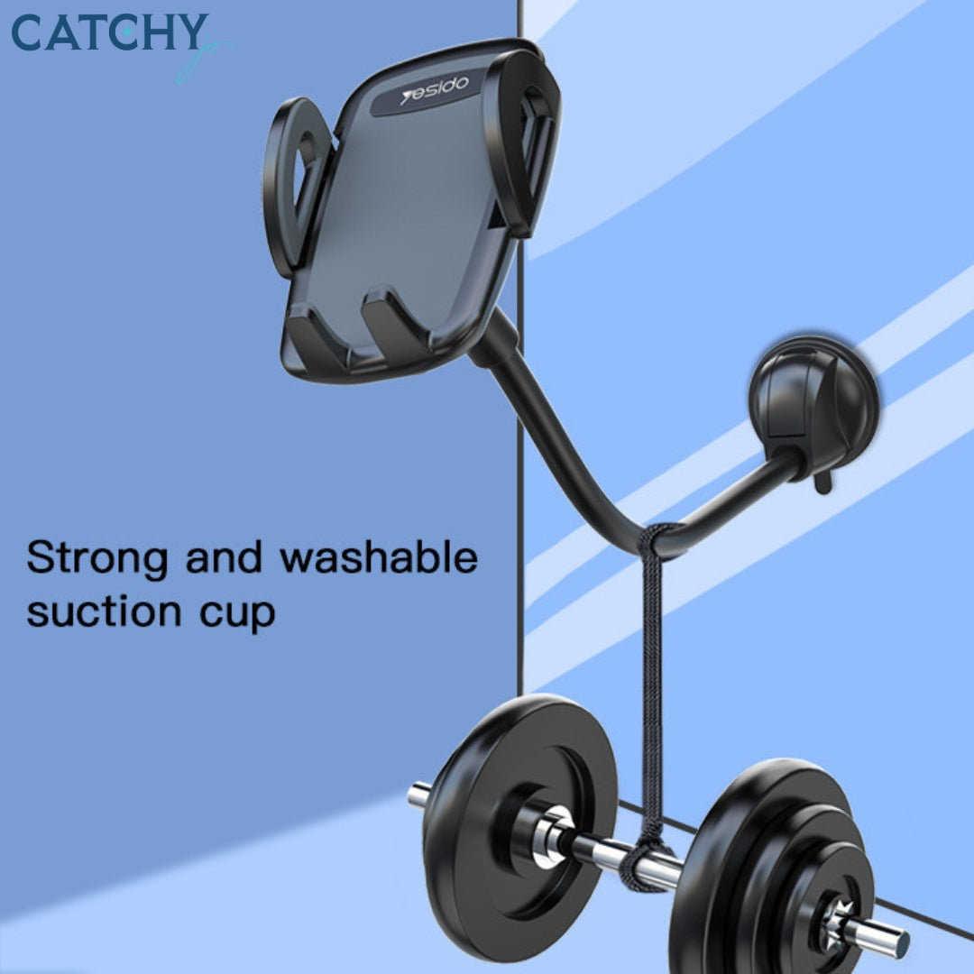 YESIDO C108 Auto Expanding Clamp Arm Car Phone Holder