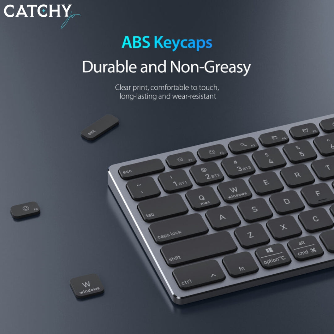 LK Series Universal Bluetooth Keyboard with Triple Bluetooth Connection