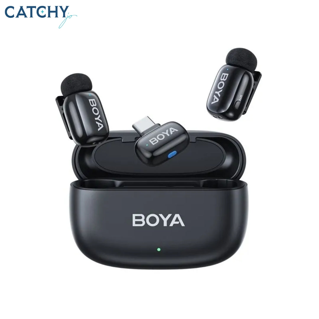 BOYA Mini 14 Type-C Dual Wireless Microphone With Charging Case