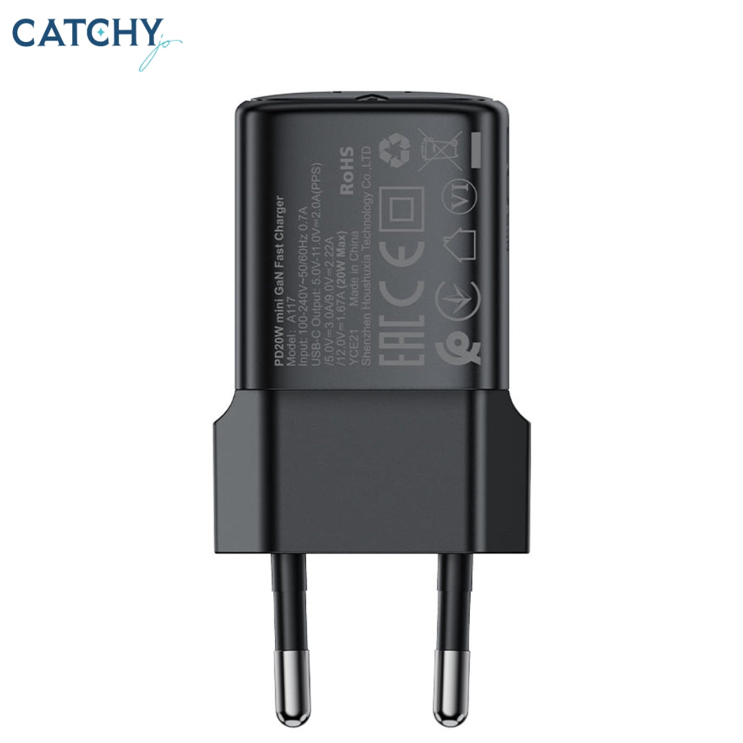 ACEFAST A117 USB-C Fast Charge Wall Charger EU (20W)