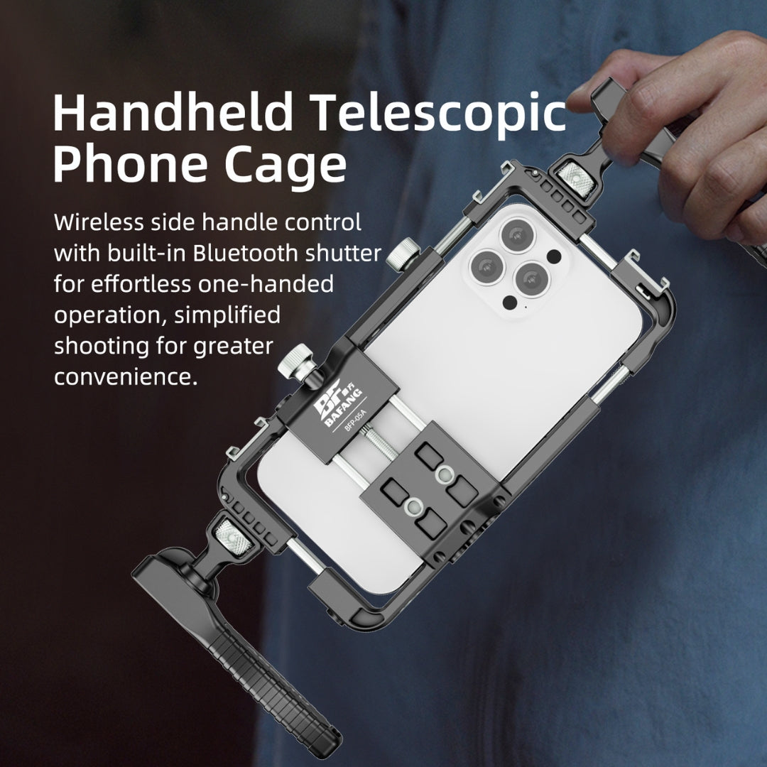 Universal Flexible Plastic Phone Video Rig With Handles Cage Stabilizer