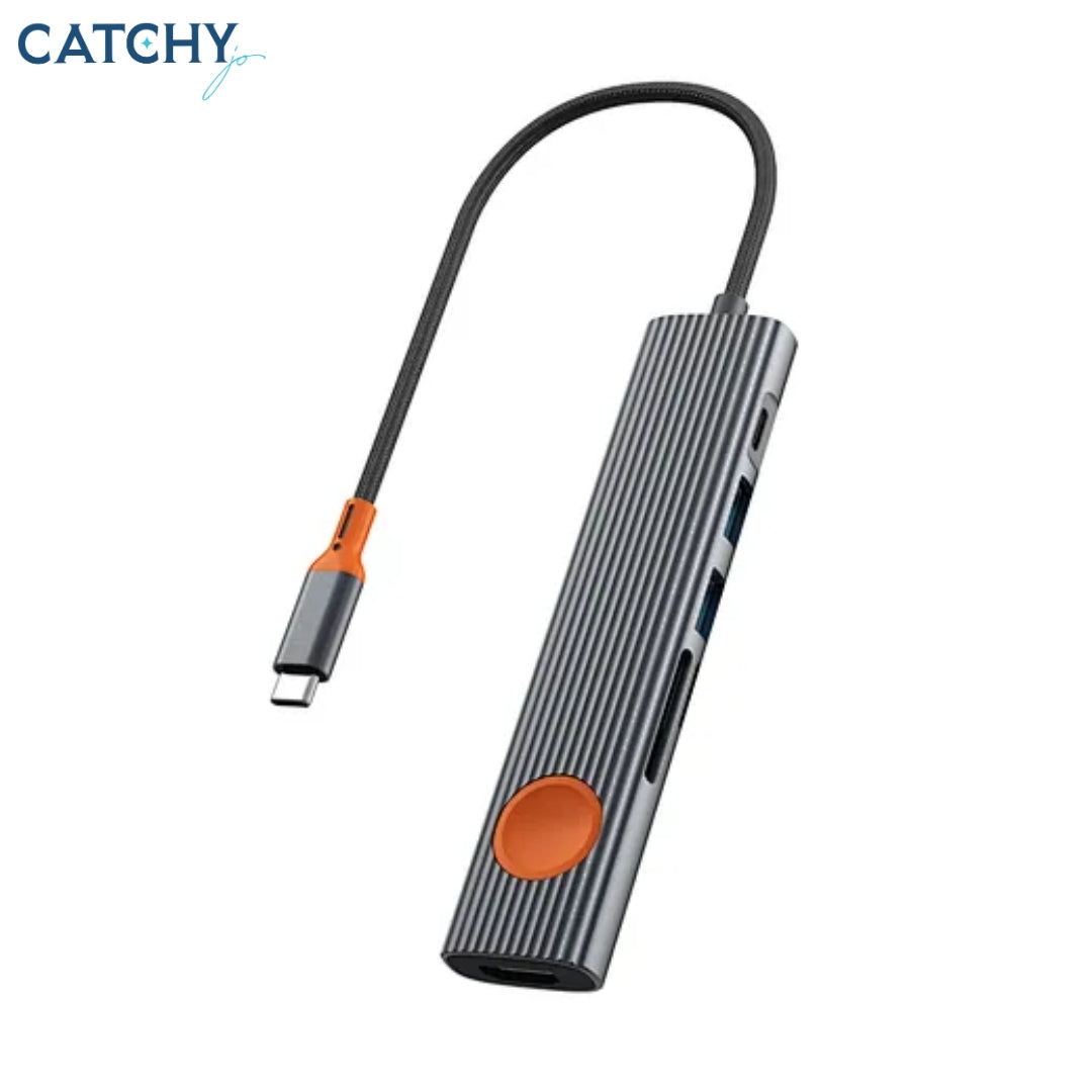 WiWU Wi-HB007 7 in 1 Travelling USB-C Hub