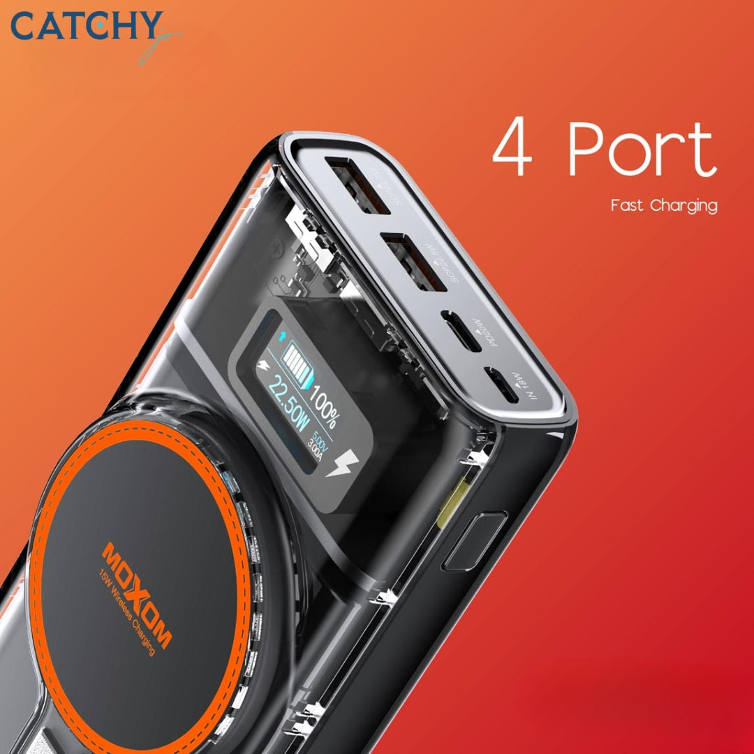 Moxom PB802 Magnetic Wireless Power Bank 22.5W (20000mAh)