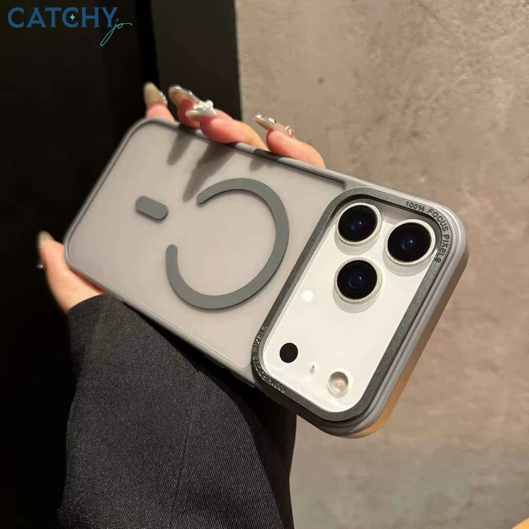 Acrylic Matte Magnetic Wireless Charge iPhone Case