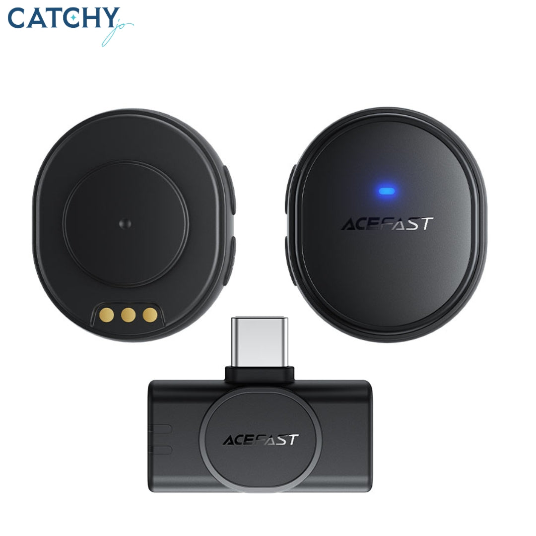 ACEFAST R3 Wireless Magnetic Lavalier Microphones