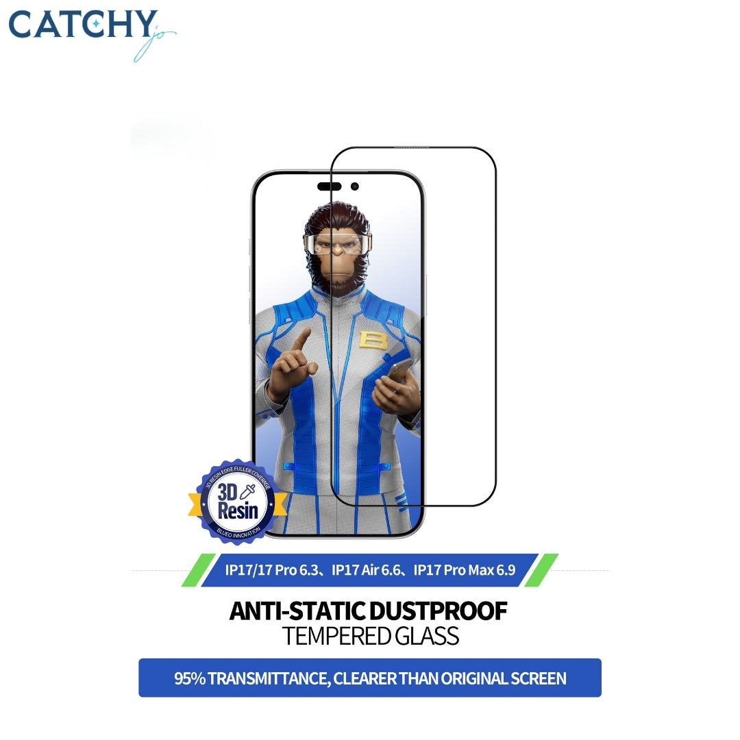 BLUEO iPhone 17 Series Anti-Reflective Tempered Glass Screen Protector