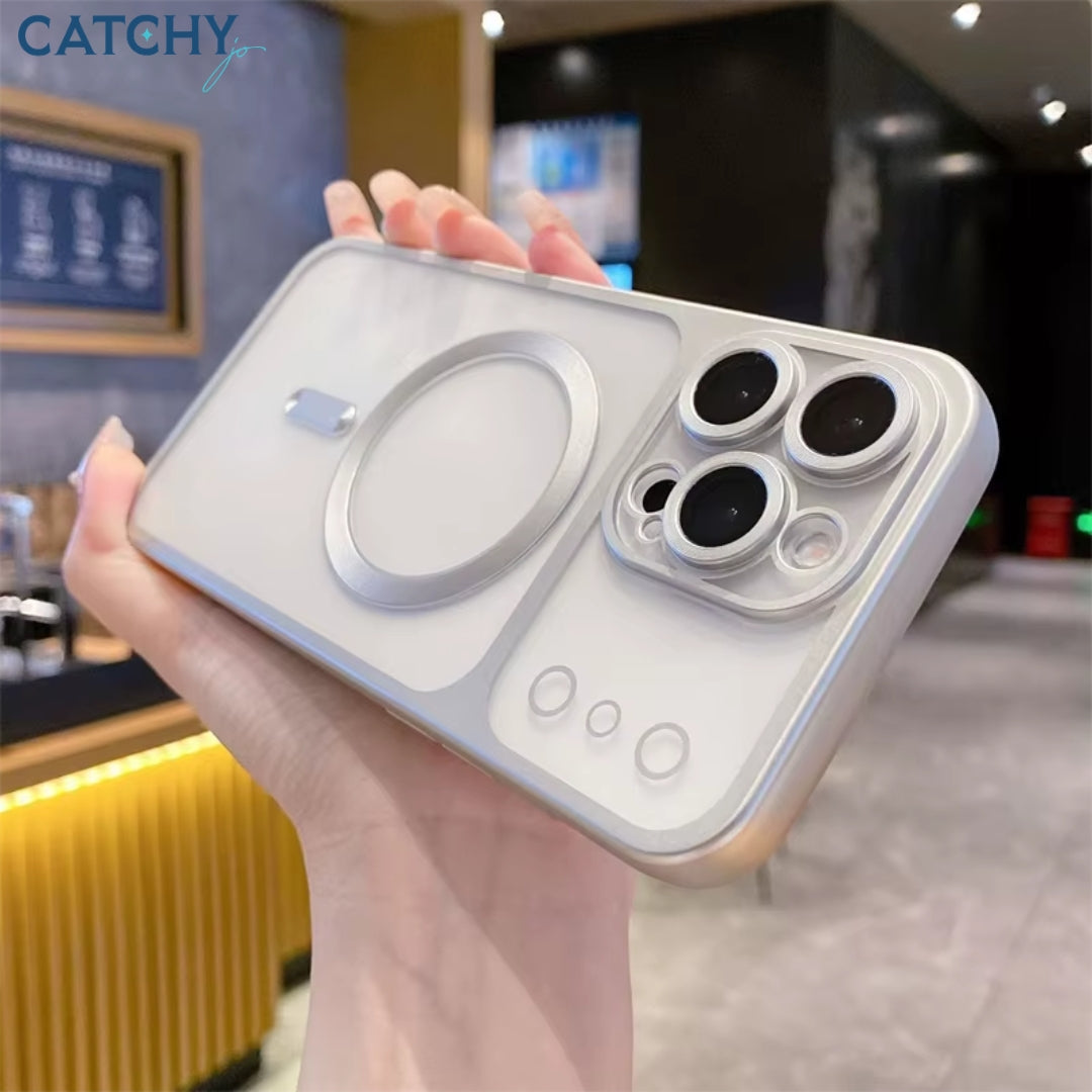 iPhone Camera Lens Electroplating Magnetic Case