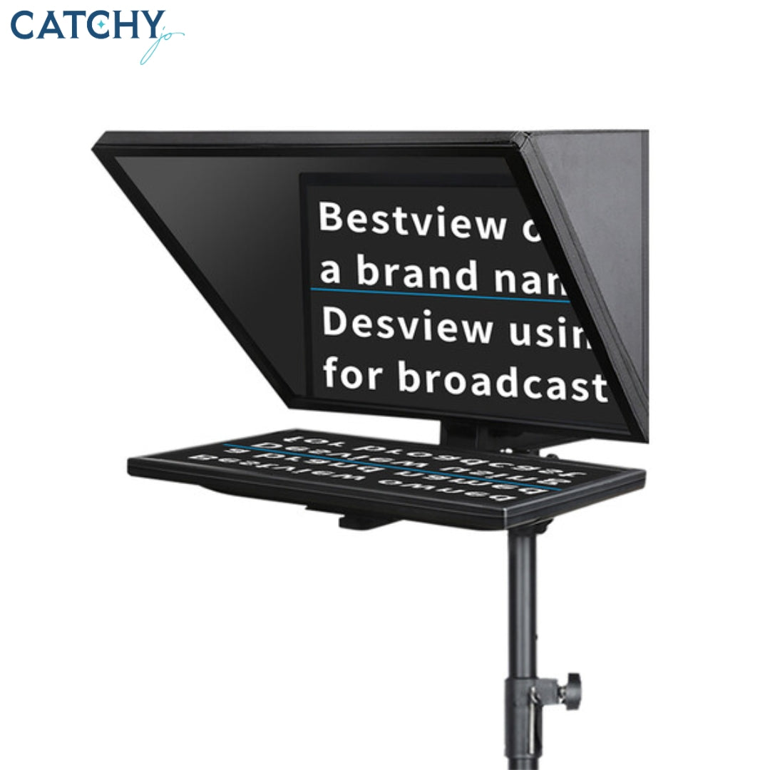 Desview T17 17" Professional Teleprompter Set with 17" Self-Reversing Monitor