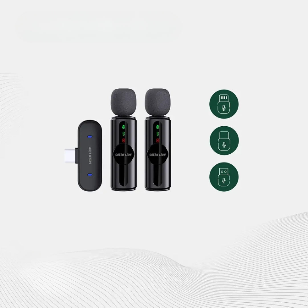 Green Lion Microphone 3-Level Noise Cancellation