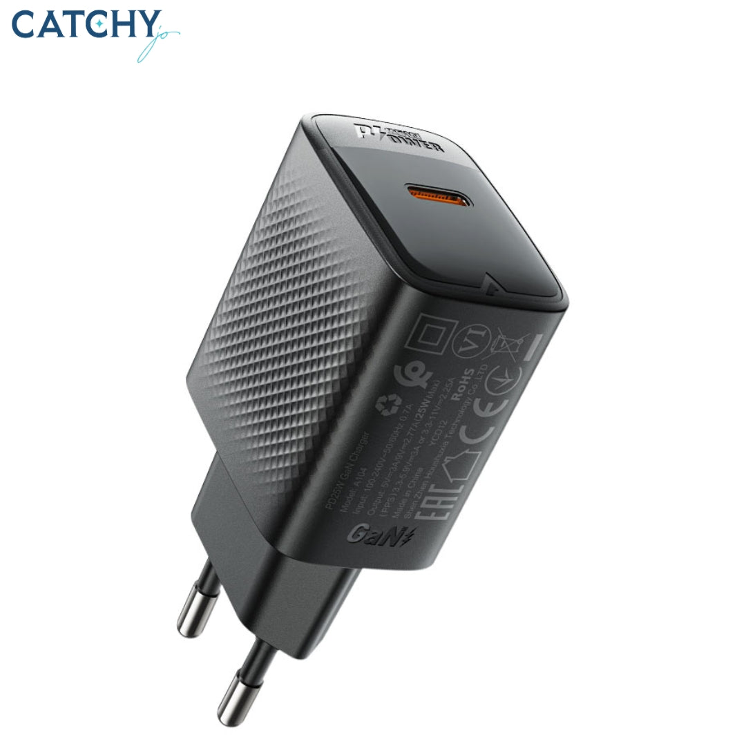 ACEFAST A104 USB-C EU Wall Charger (25W)