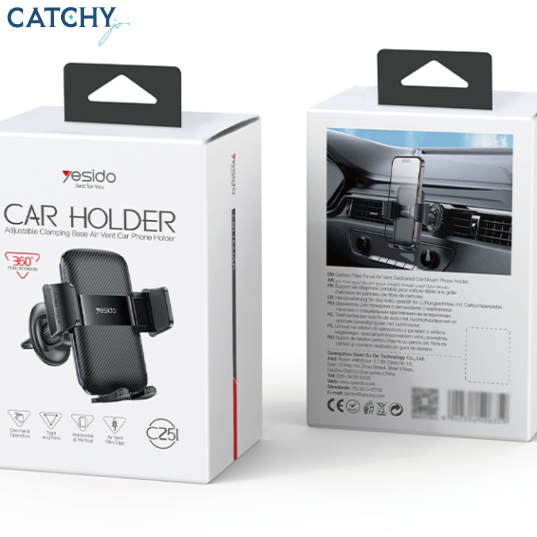 YESIDO C251 Air Vent Car Phone Holder