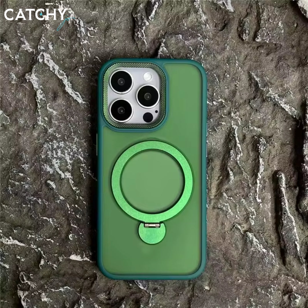 Rotating Holder Magnetic Charging iPhone Case