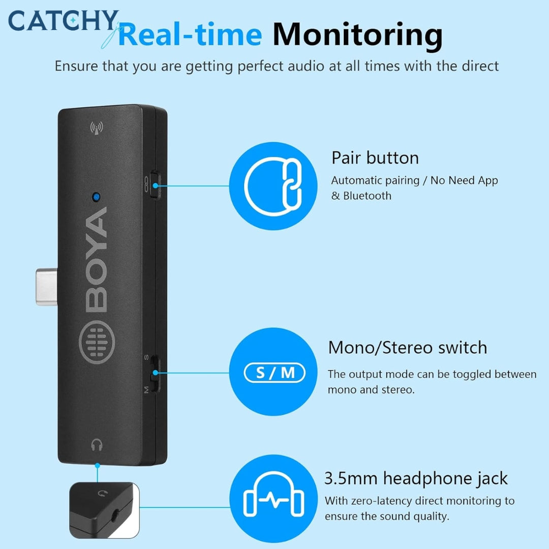 BOYA BY-XM6-S5 USB-C Wireless Microphone