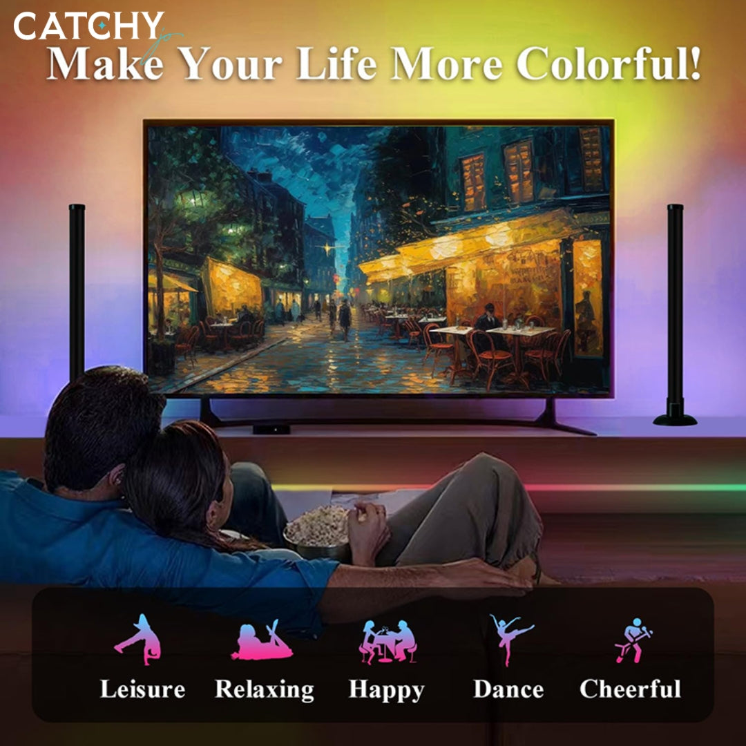 RGBIC Ambient TV Light Bar With Music Sync & App Control