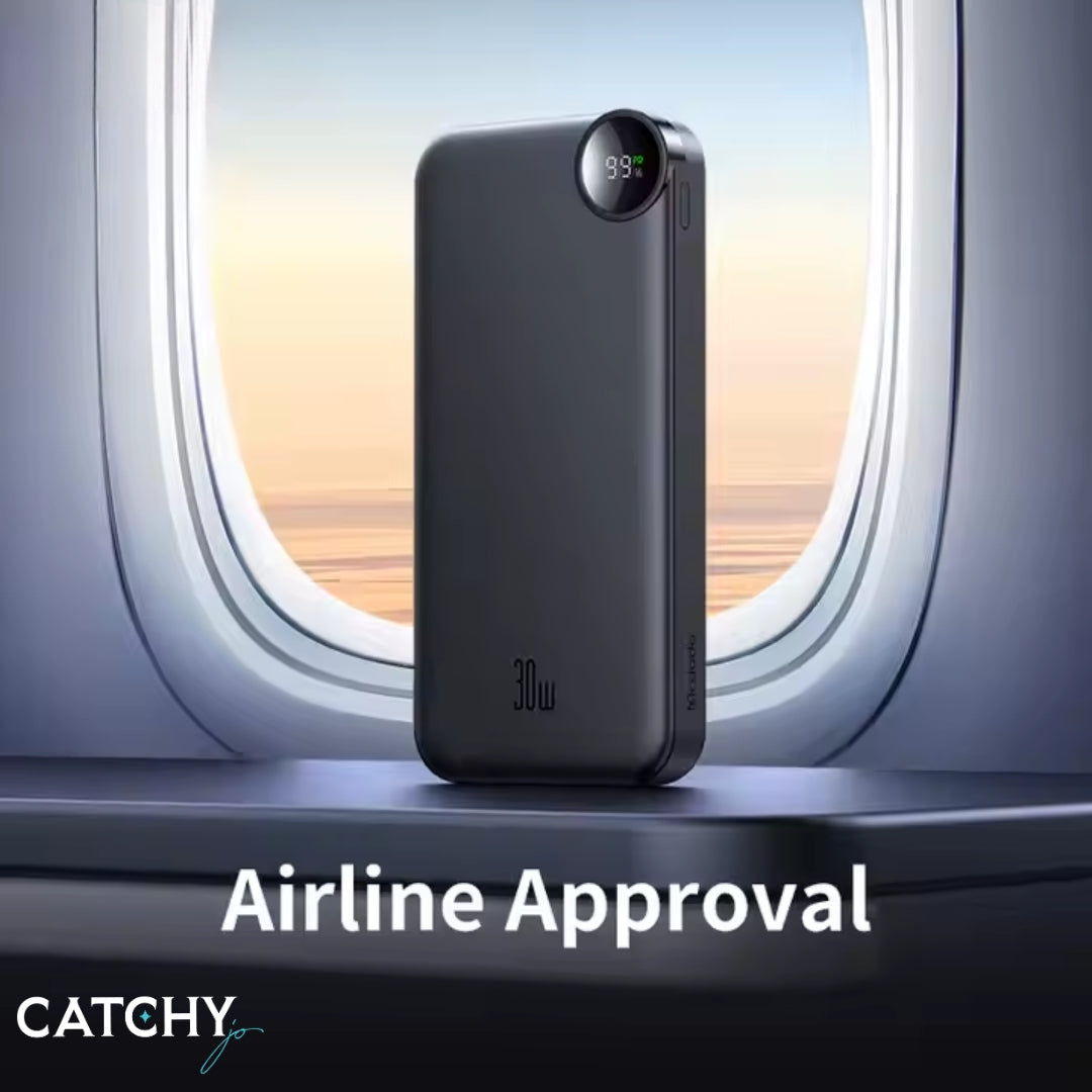 MCDODO 385 Dual USB-C 3-Ports Power Bank 30W (10000mAh)