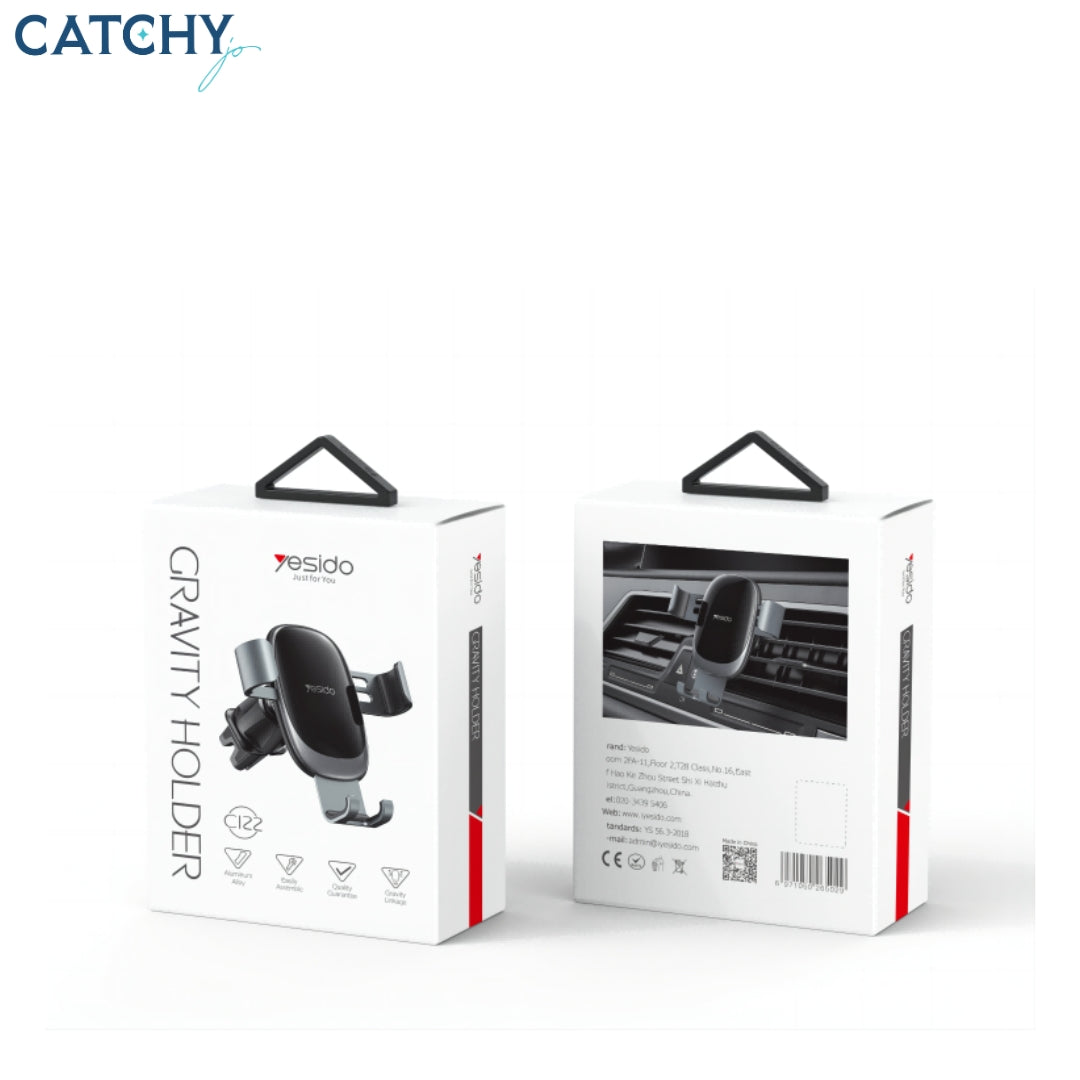 YESIDO C122 Air Vent Clip Gravity Car Phone Holder