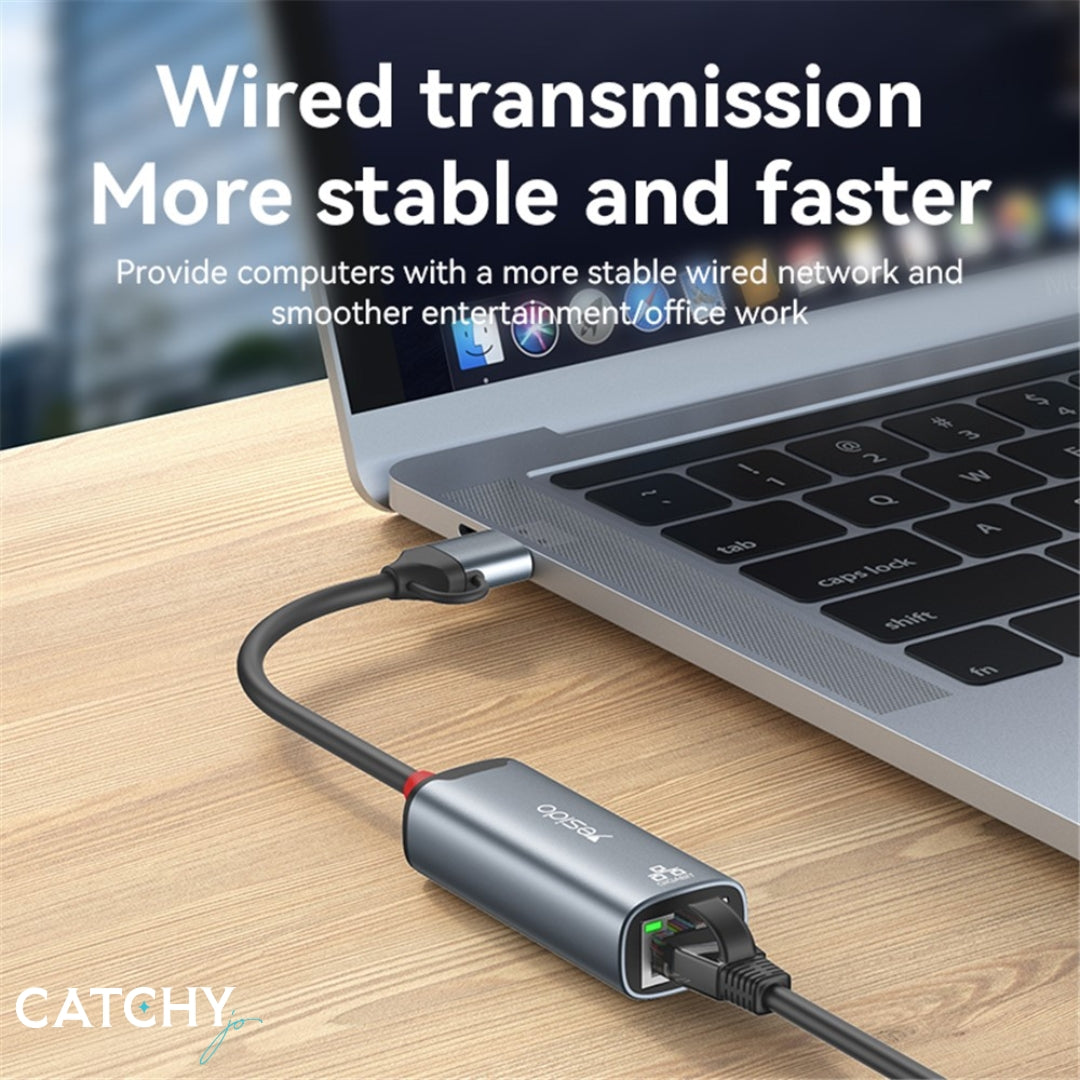 YESIDO HB26 2-in-1 Ethernet Adapter