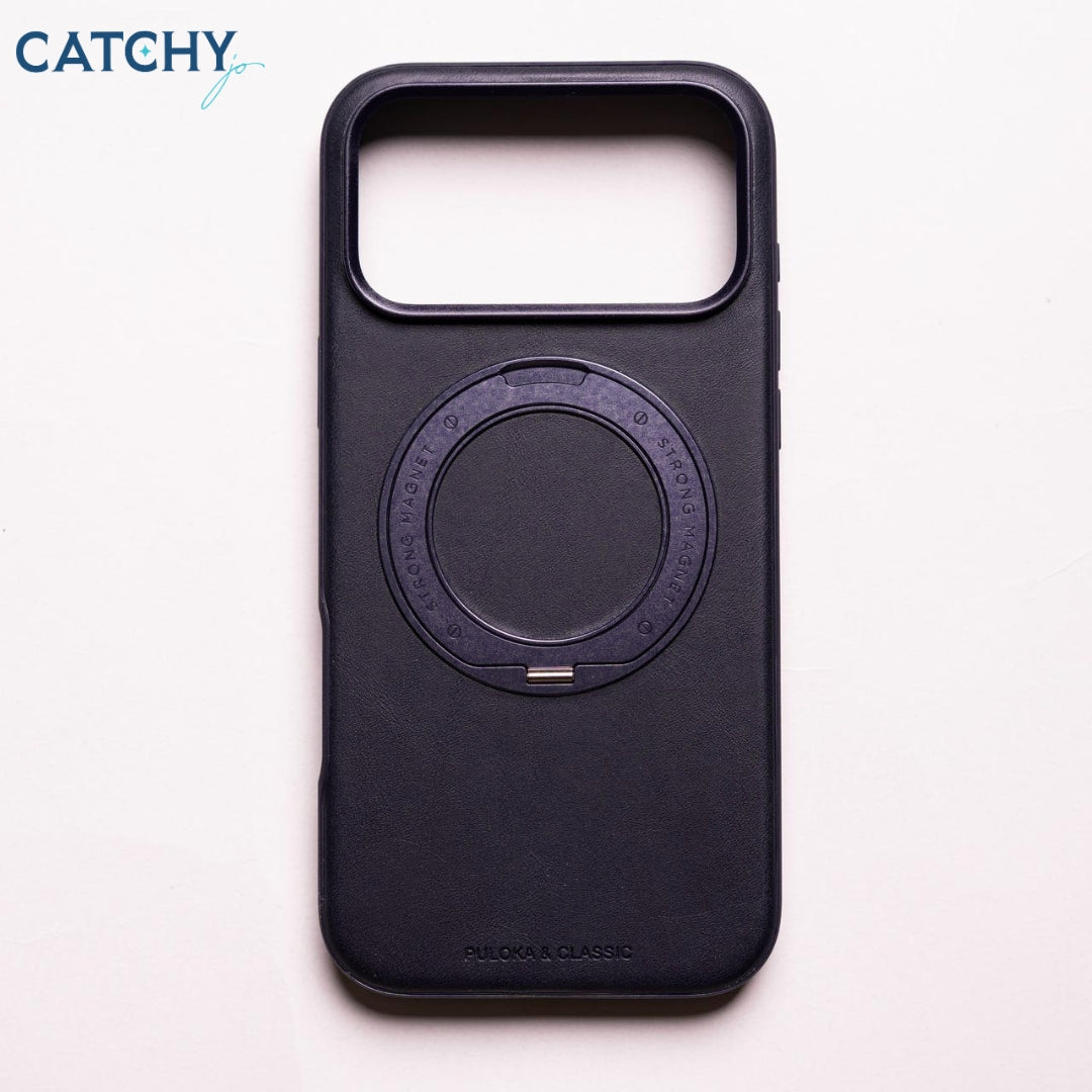 Puloka iPhone Leather Case With 360 Stand