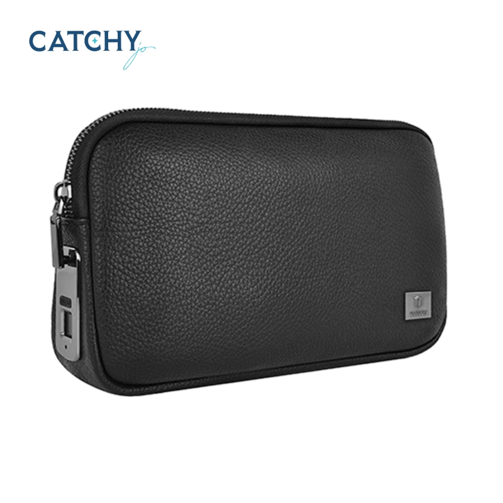 WiWU ALPHA Fingerprint Lock Clutch Bag