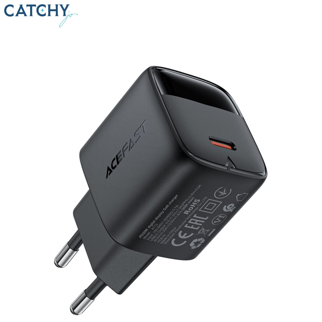 ACEFAST A113 Fast Charge USB-C EU Wall Charger (20W)