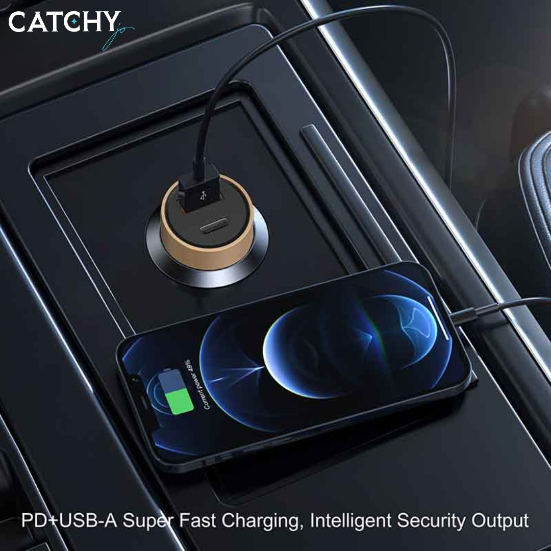 LITO IN-C04 Transparent Metal Car Charger