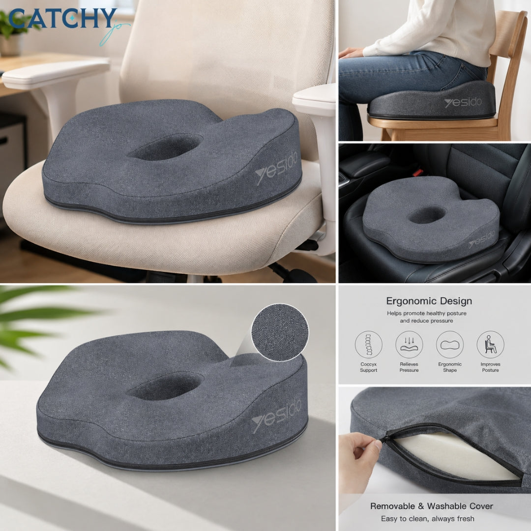 YESIDO MG27 Memory Foam Seat Cushion