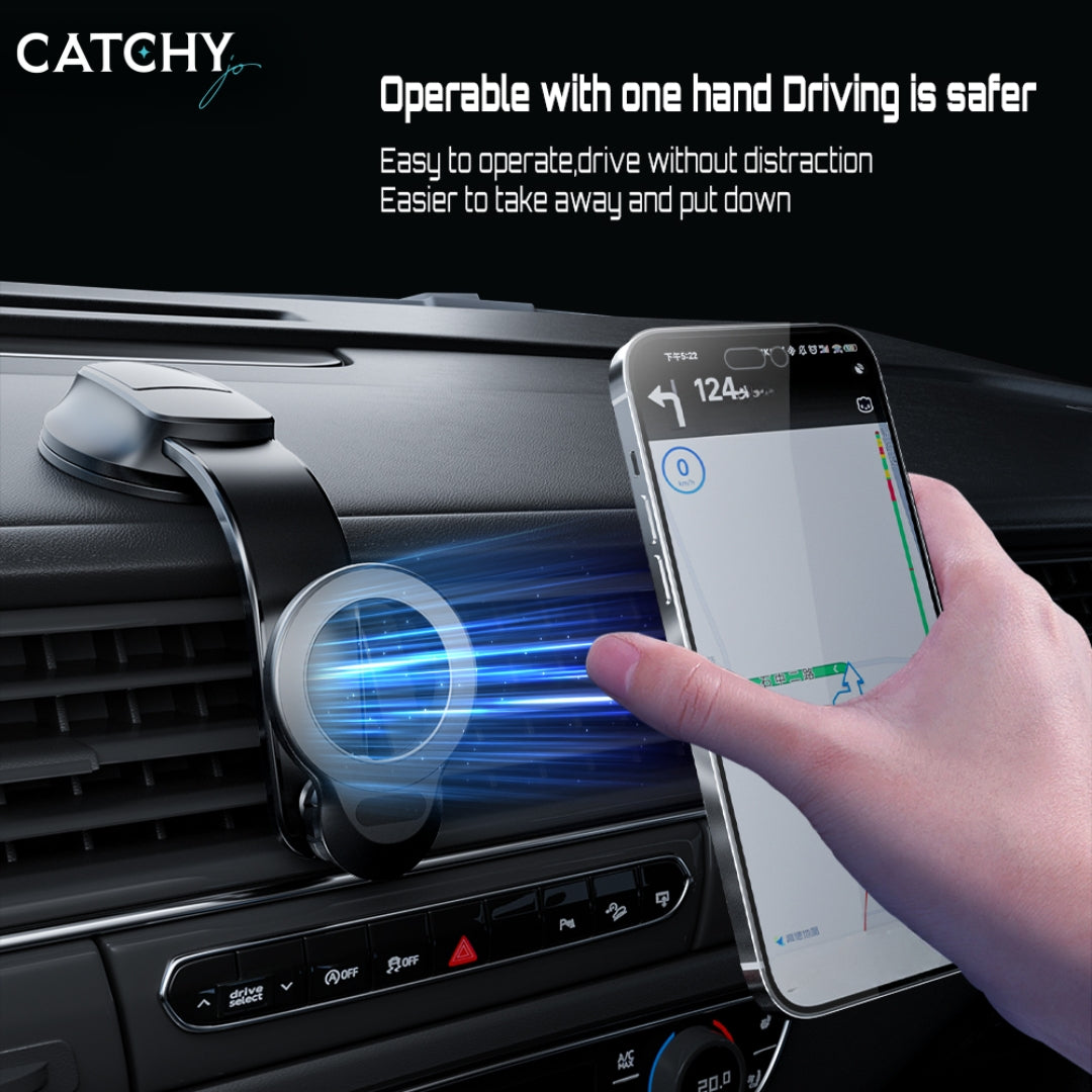 ATB 360 Degree Rotation Waterproof Magnetic Car Phone Holder