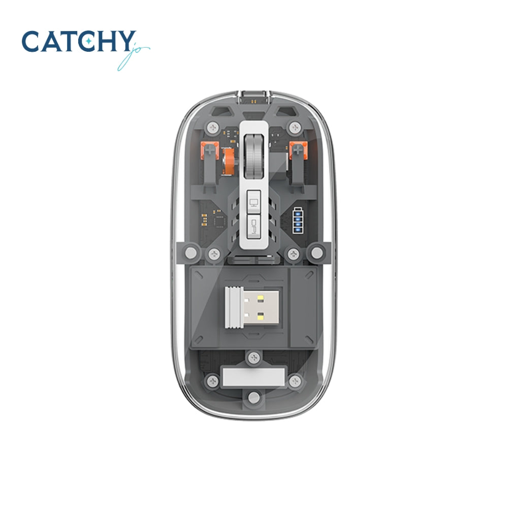 WiWU Crystal Transparent Magnetic Wireless Mouse