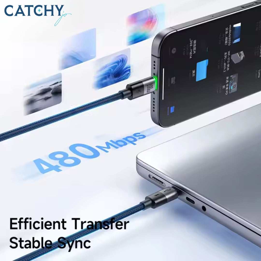 MCDODO 670674 2 in 1 Fast Charging Data Cables (100W)