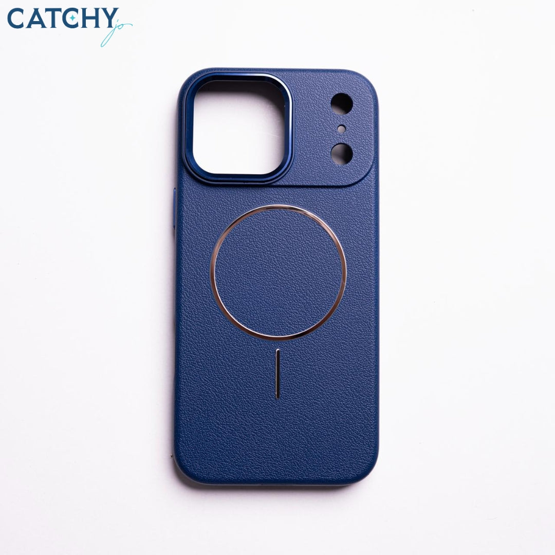 iPhone Plain Leather Case With MagSafe