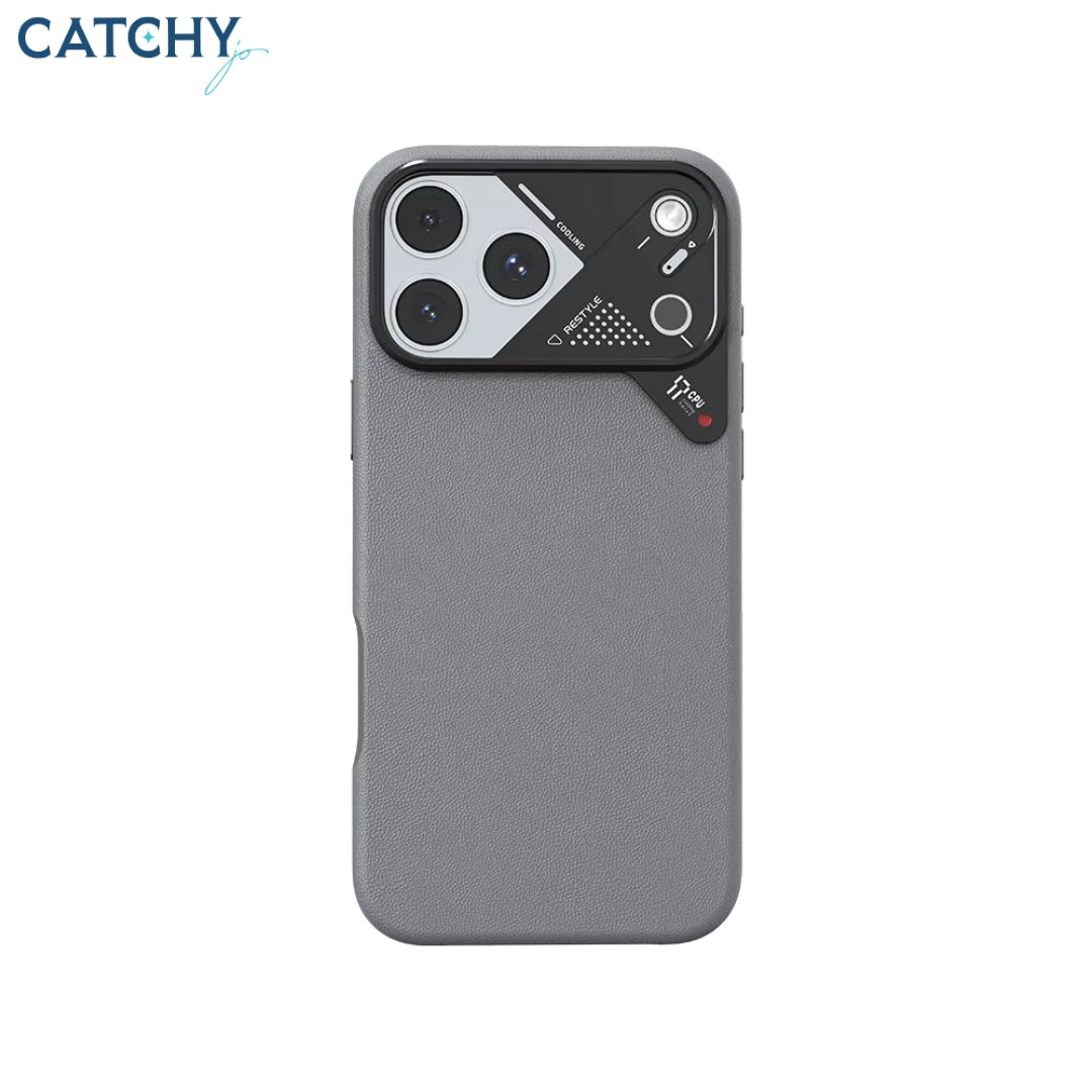 Litchi Grain Leather iPhone Case