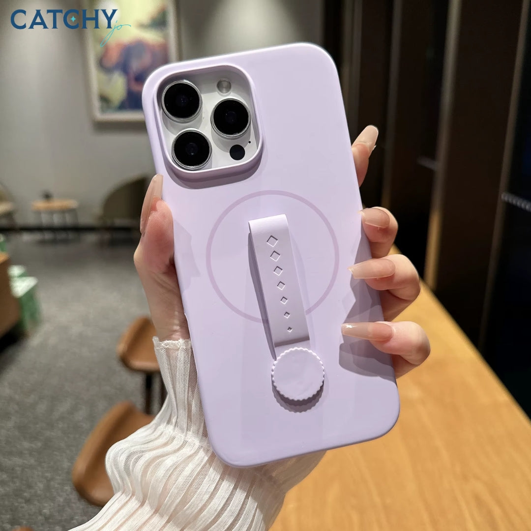 Silicone Magnetic Portable Function iPhone Case