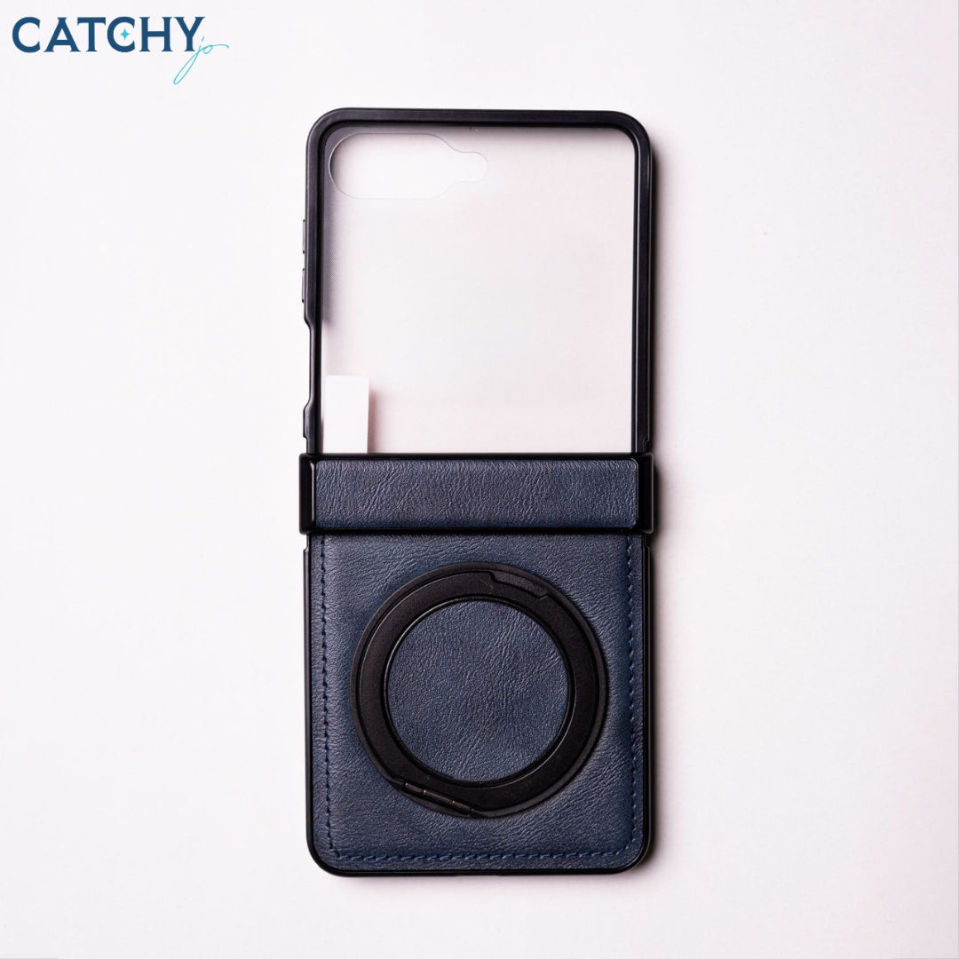 Beunos Samsung Flip Leather Case With 360 Stand