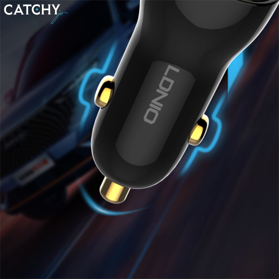 LDNIO C103 PD QC Super Fast Car Charger (60W)