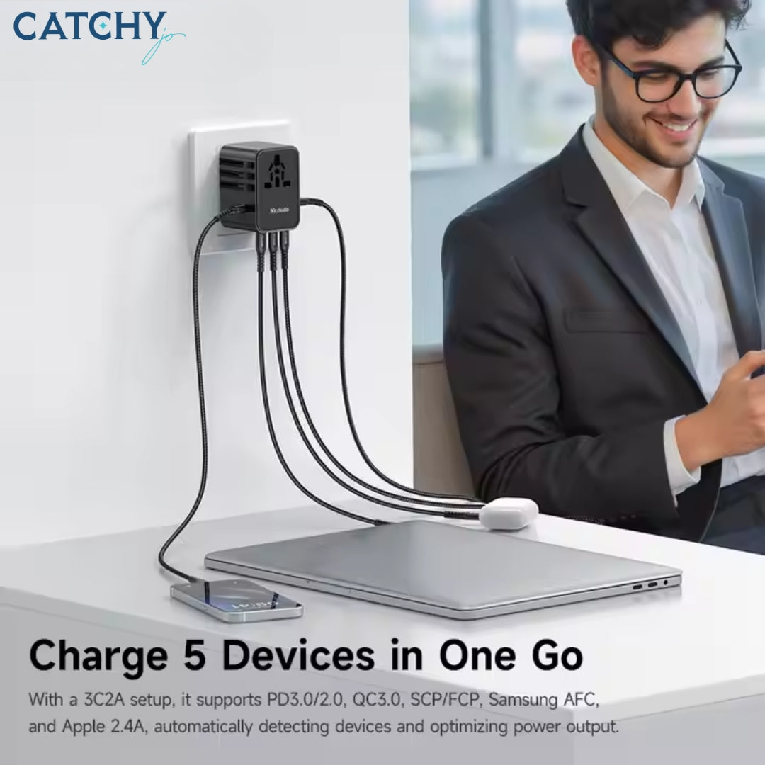 MCDODO 327 International Travel Charger (45W)