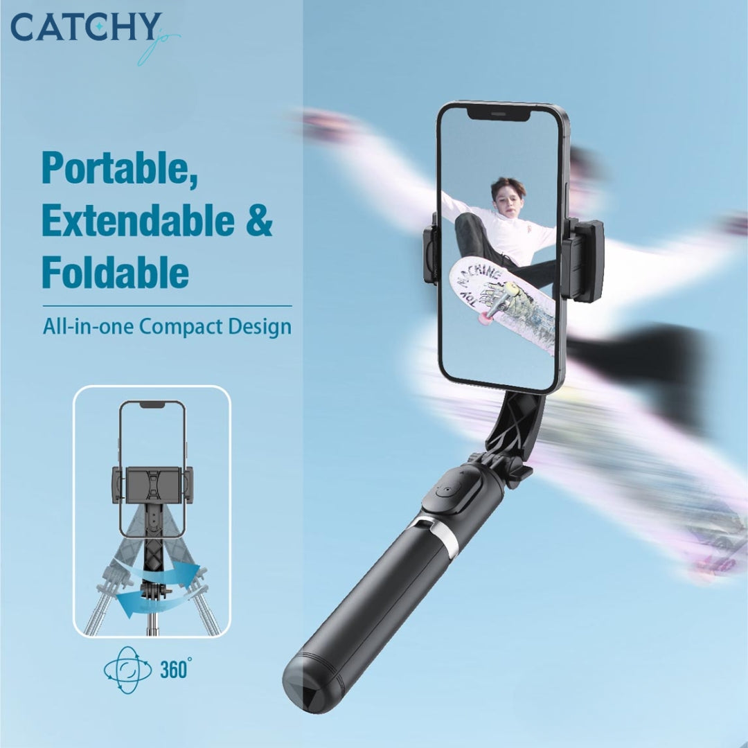 Moxom MX-SS11 Gimbal Stabilizer Tripod Selfie Stick