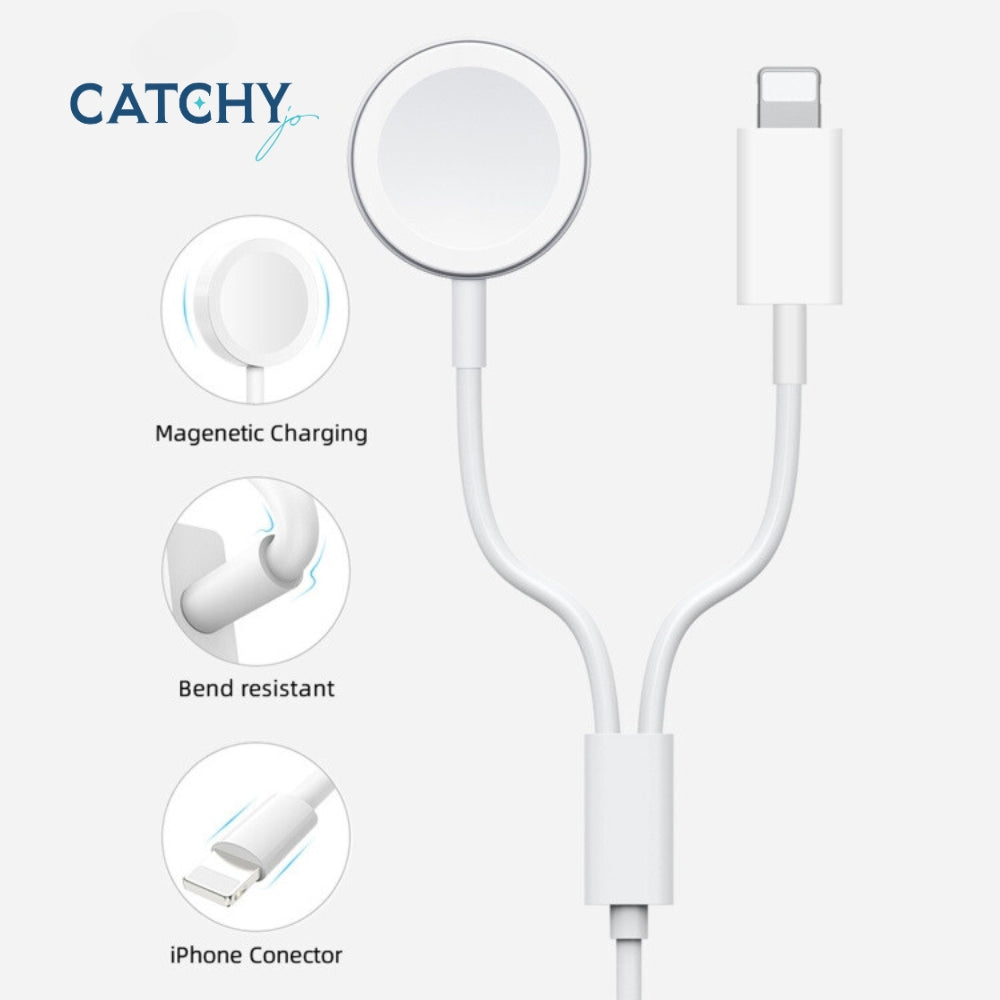 WiWU 2 in 1 Wireless Charge For Watch