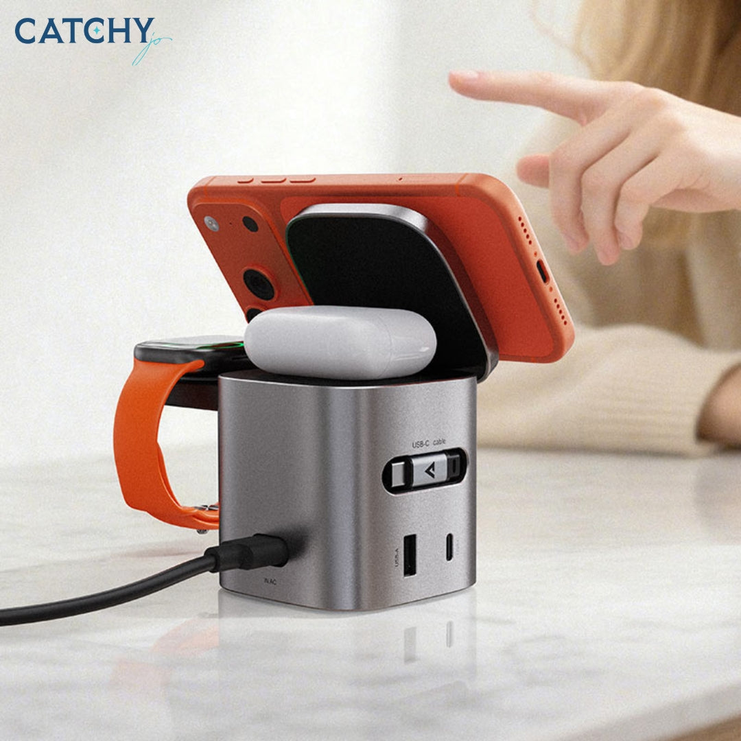 ACEFAST Z9 6 in 1 Fast Wireless Charging Station